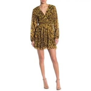 Nordstrom Metallic Leopard Dress